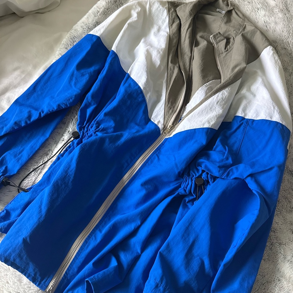 Fashion Nova Tan Zip-Up Jacket